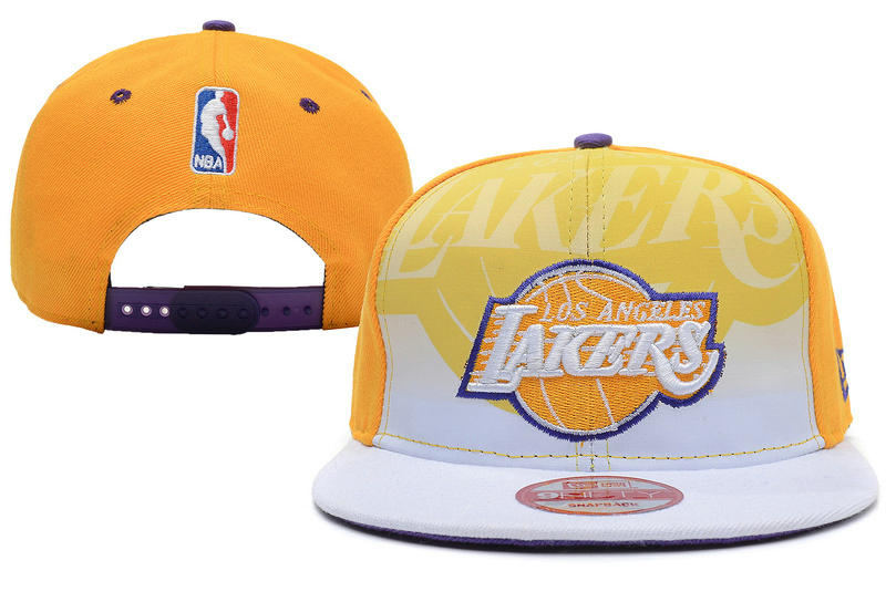 Los Angeles Lakers Snapback Hat XDF 3